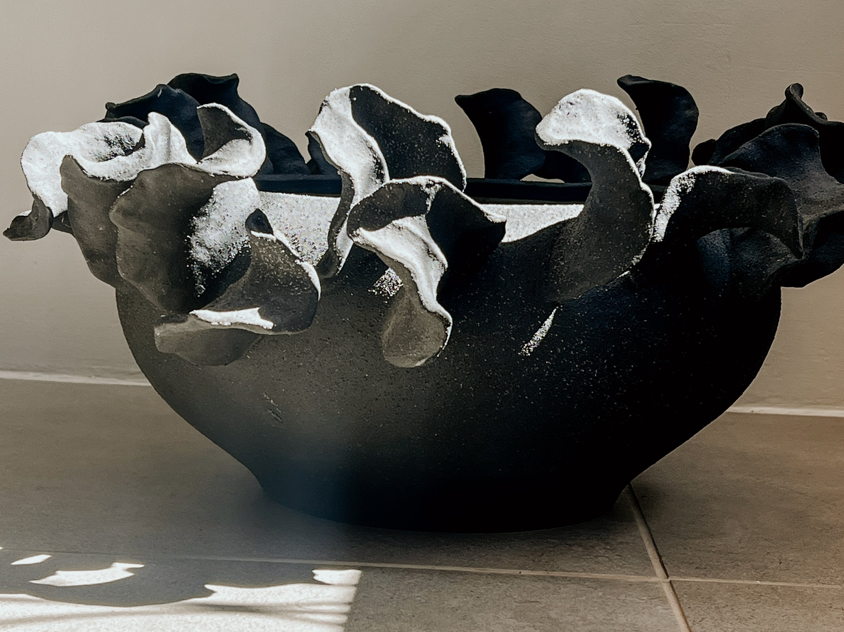 Squat Organic Planter | Black - Shop Adele Catherine 