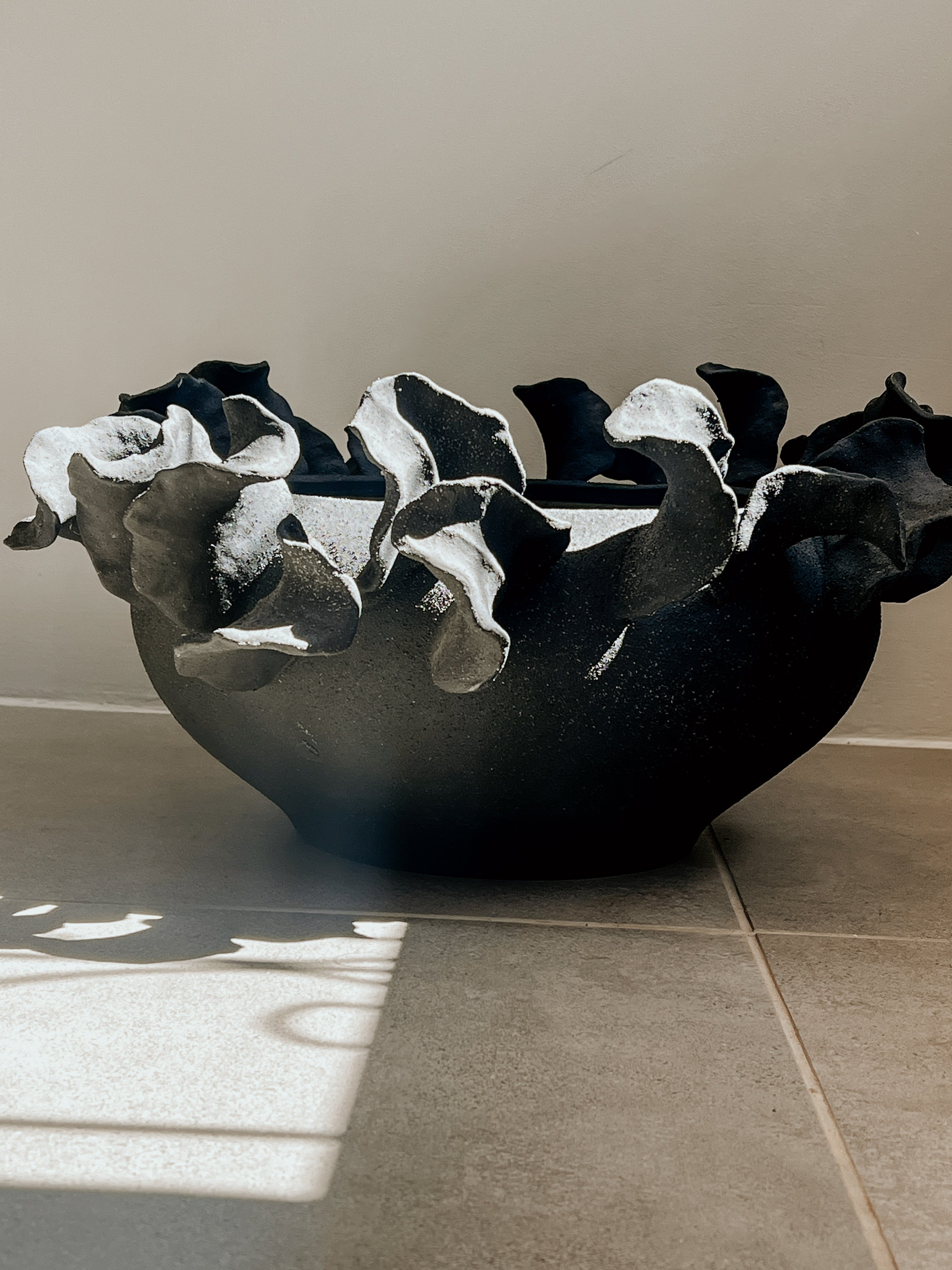 Squat Organic Planter | Black - Shop Adele Catherine 