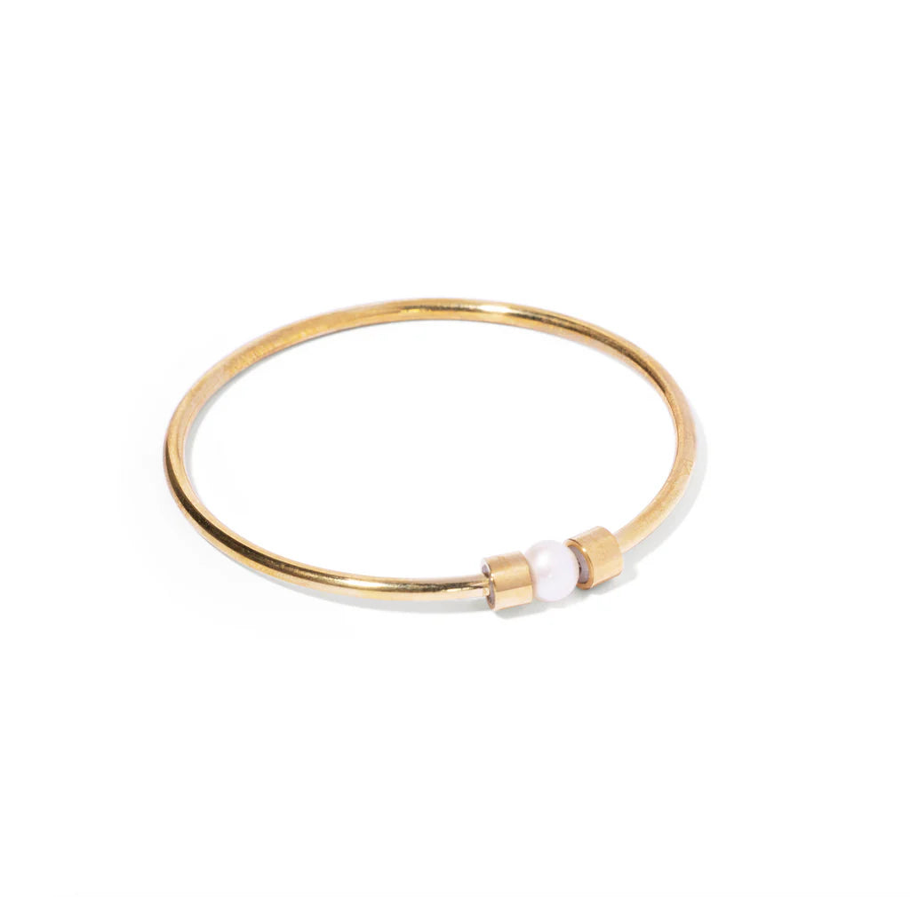Moonbeam Bangle | Brass - Shop Adele Catherine 