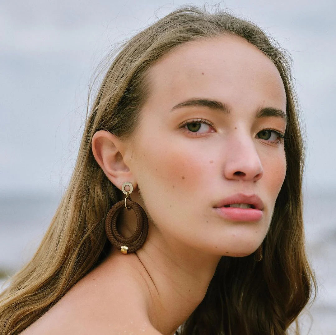Arista Earrings | Mocha - Shop Adele Catherine 