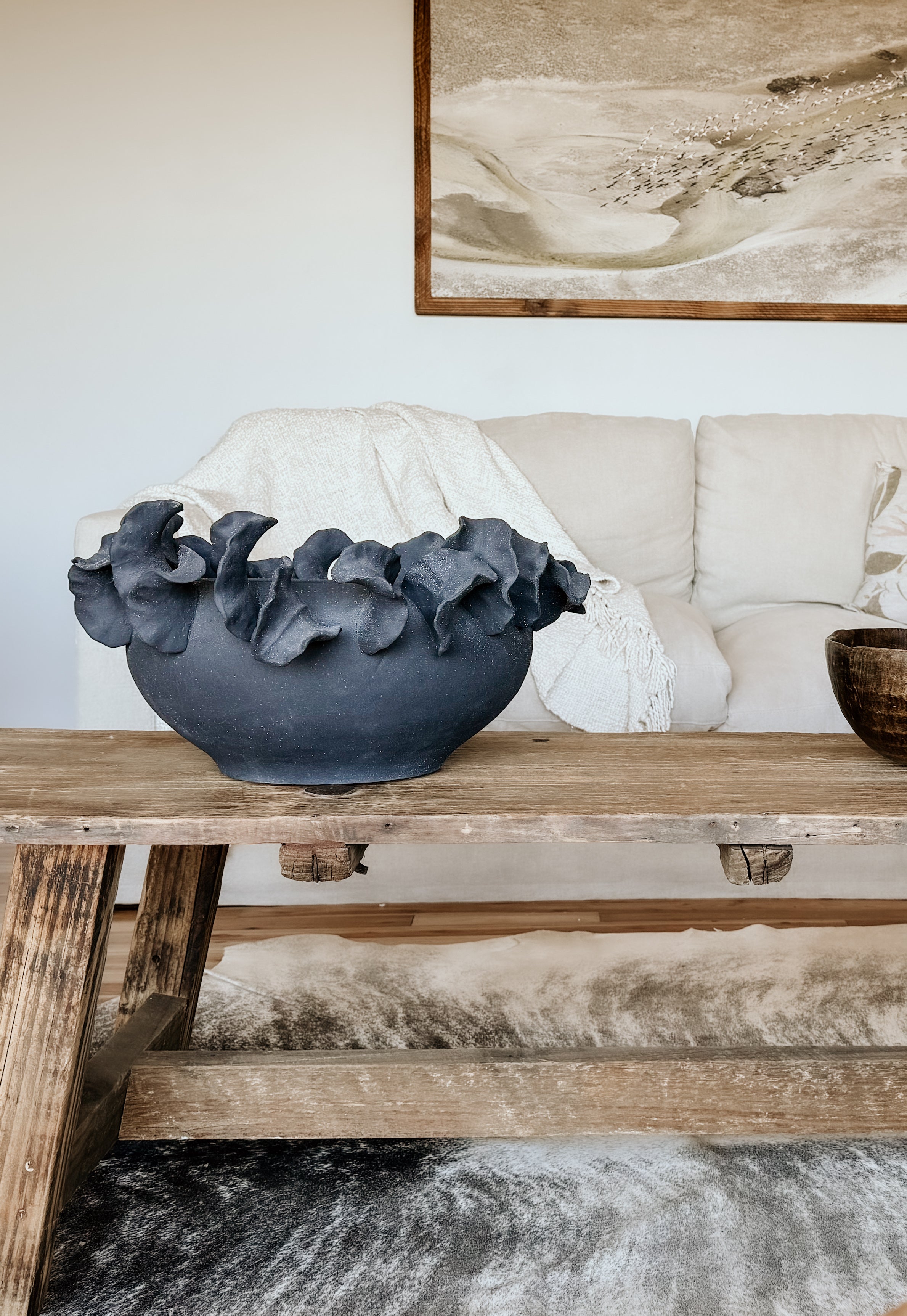 Squat Organic Planter | Black - Shop Adele Catherine 