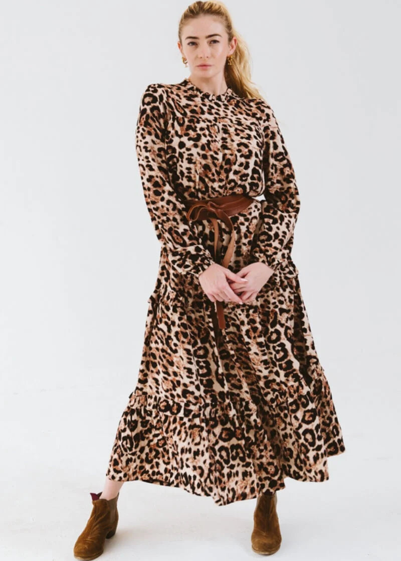 Valencia Dress | Leopard - Shop Adele Catherine 