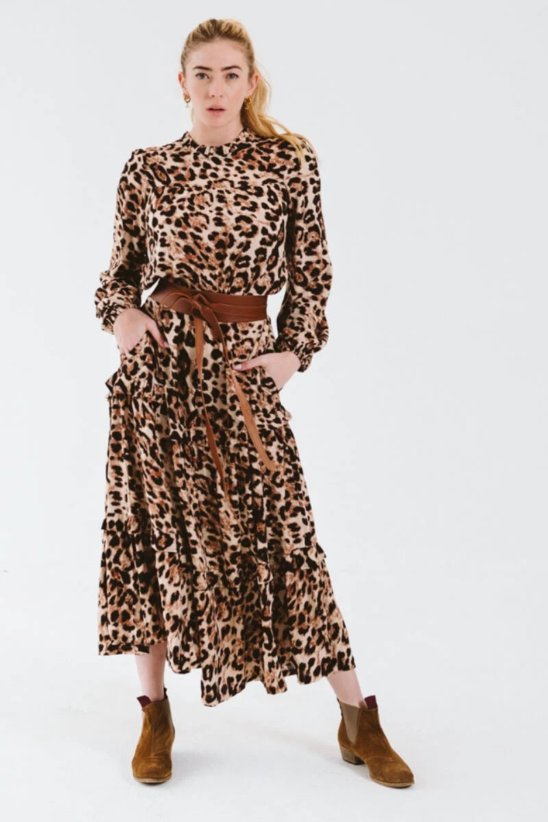 Valencia Dress | Leopard - Shop Adele Catherine 