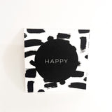 Square Gift Tag- Happy