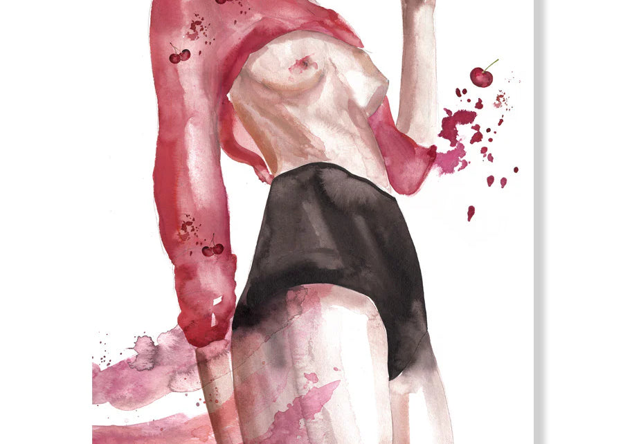 Like A Martini Rosso Poster Print - Shop Adele Catherine 