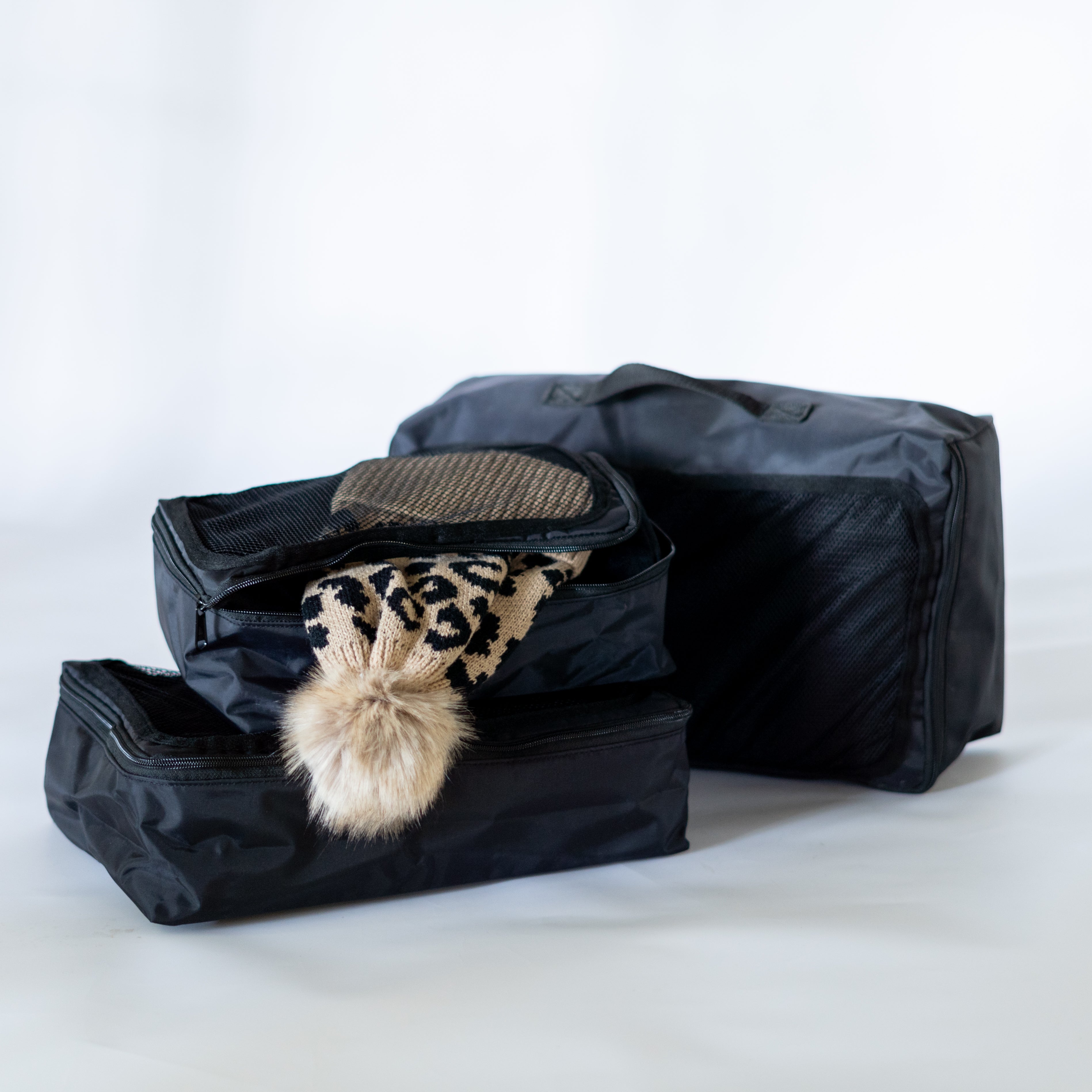 Mesh Cube Set | Black - Shop Adele Catherine 