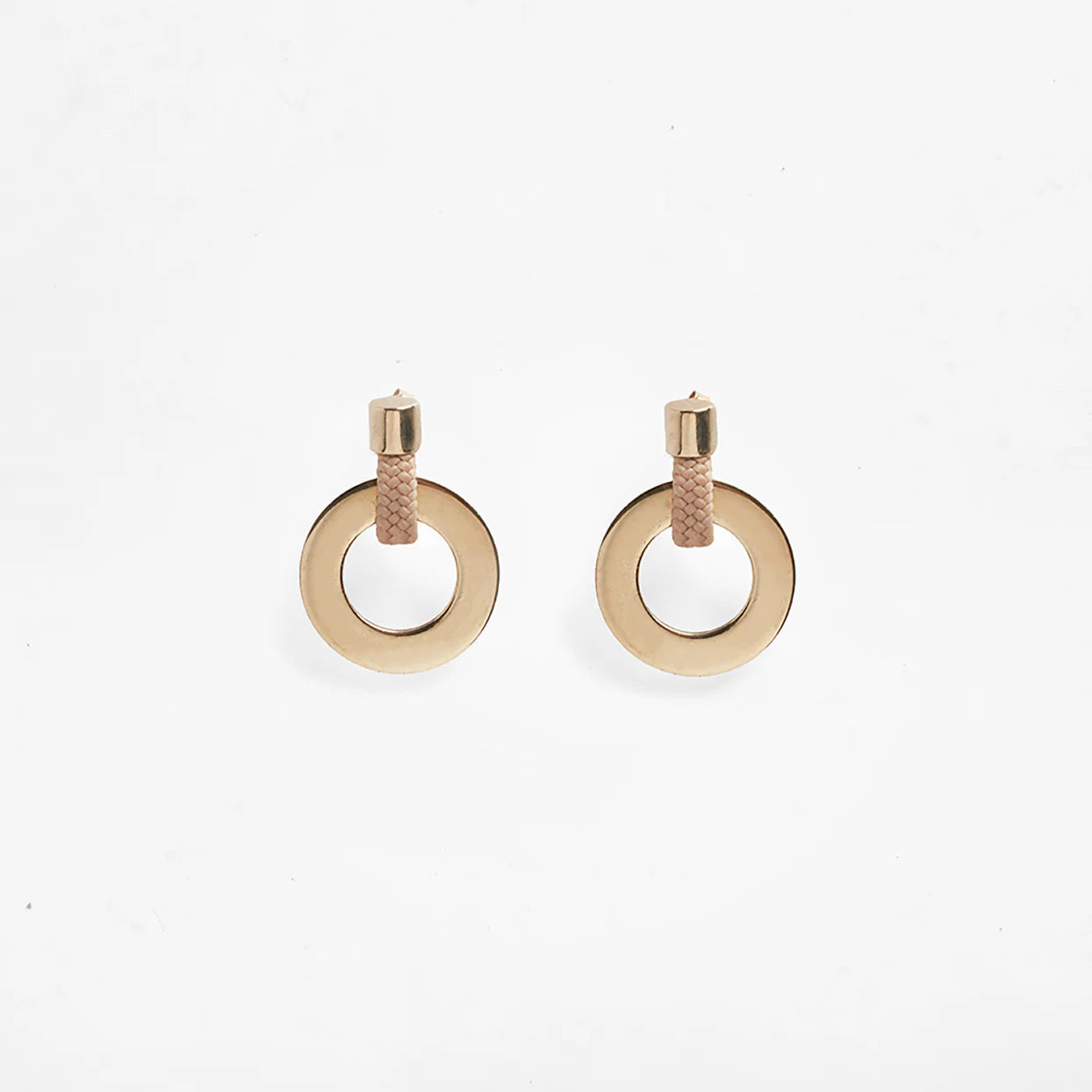 Noor Grande Earrings | Beige