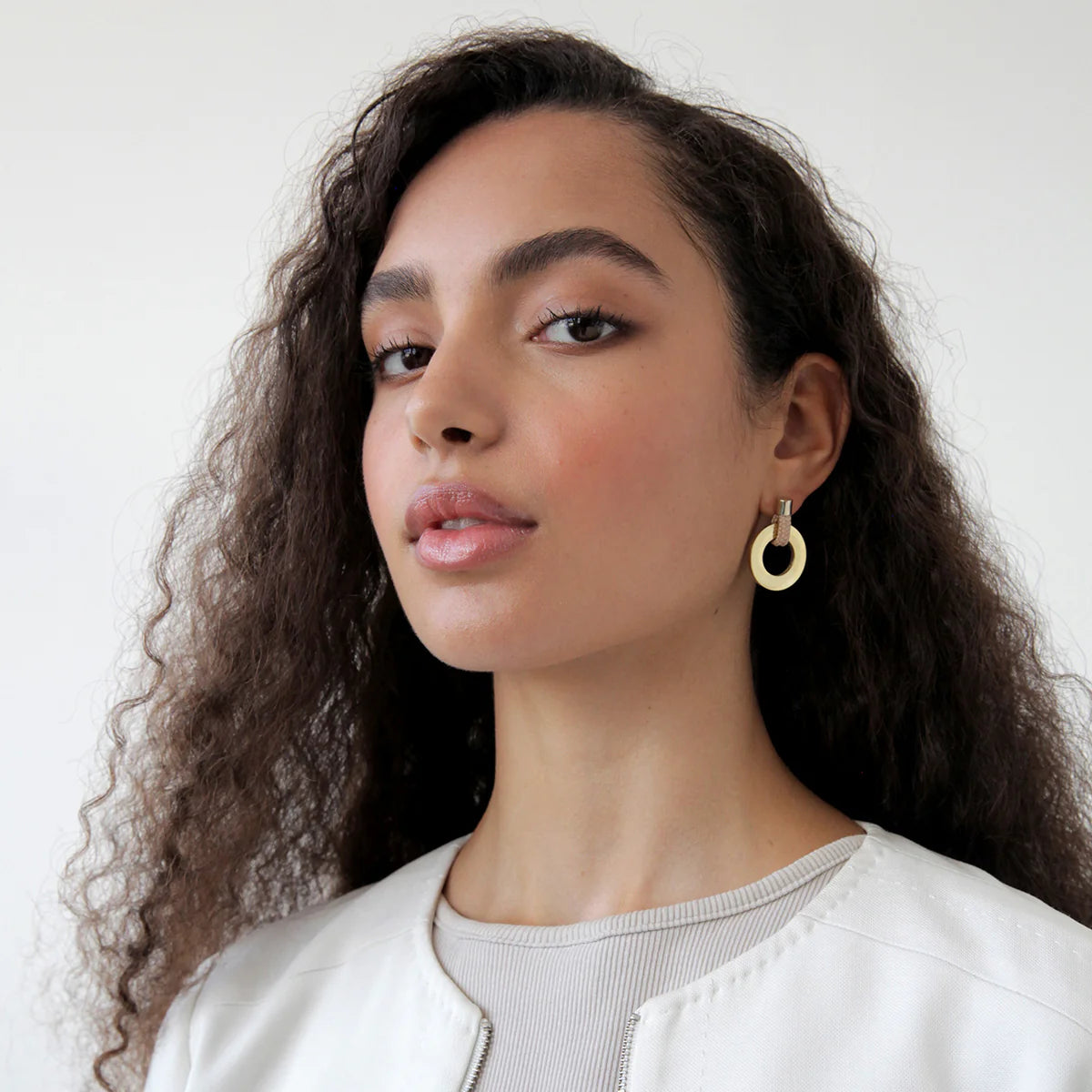 Noor Grande Earrings | Black - Shop Adele Catherine 