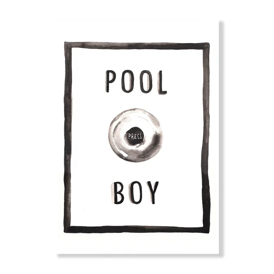 The Pool Is Calling Poster Print - Shop Adele Catherine 