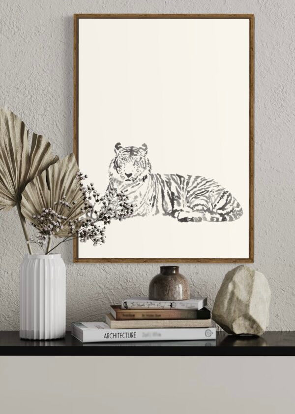 Lesser Spotted Tiger | Black & White