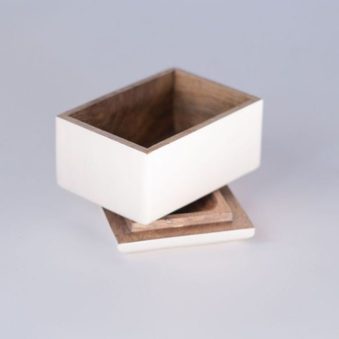 Butter Dish Oblong | White & Natural - Shop Adele Catherine 