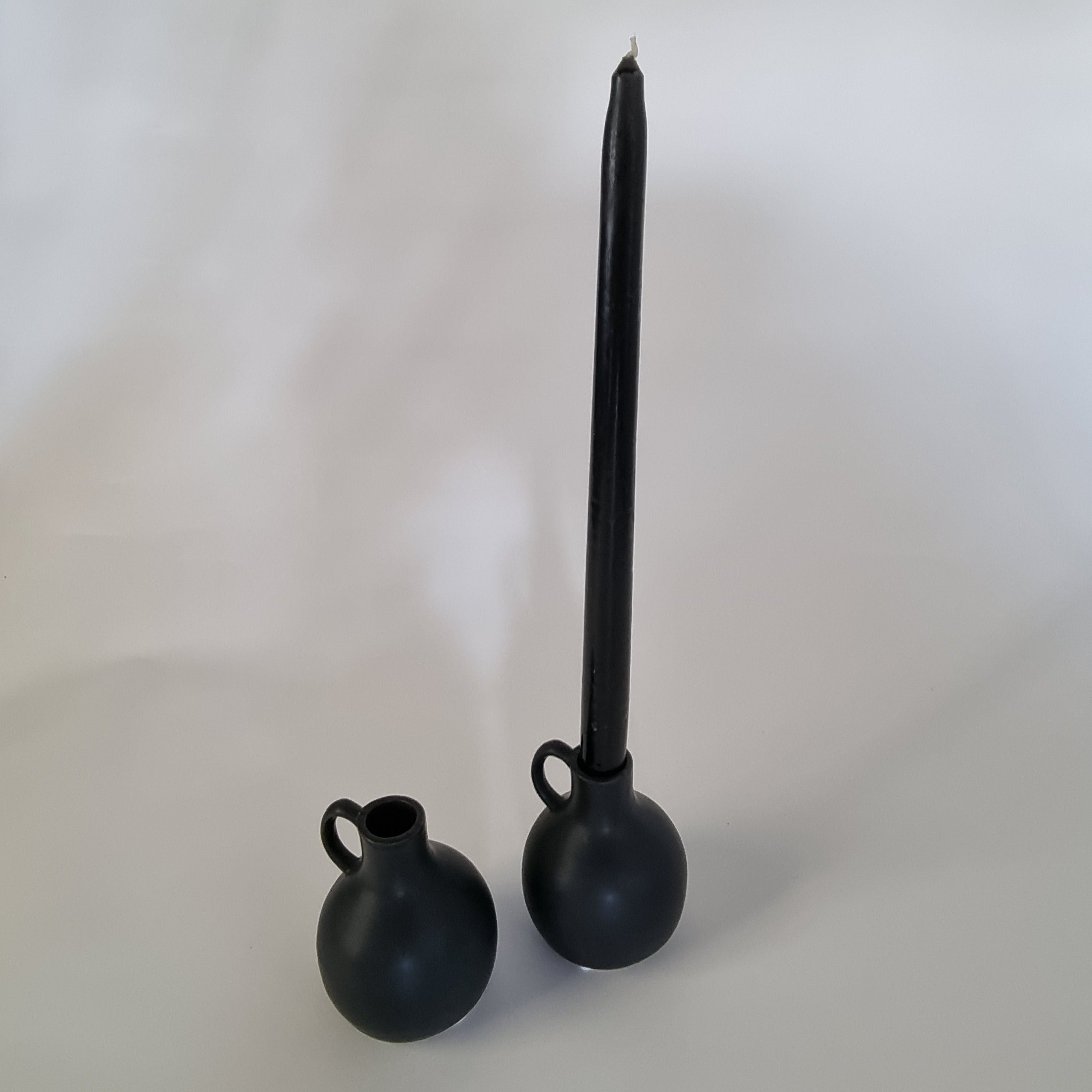 Candle Holder Black - Shop Adele Catherine 