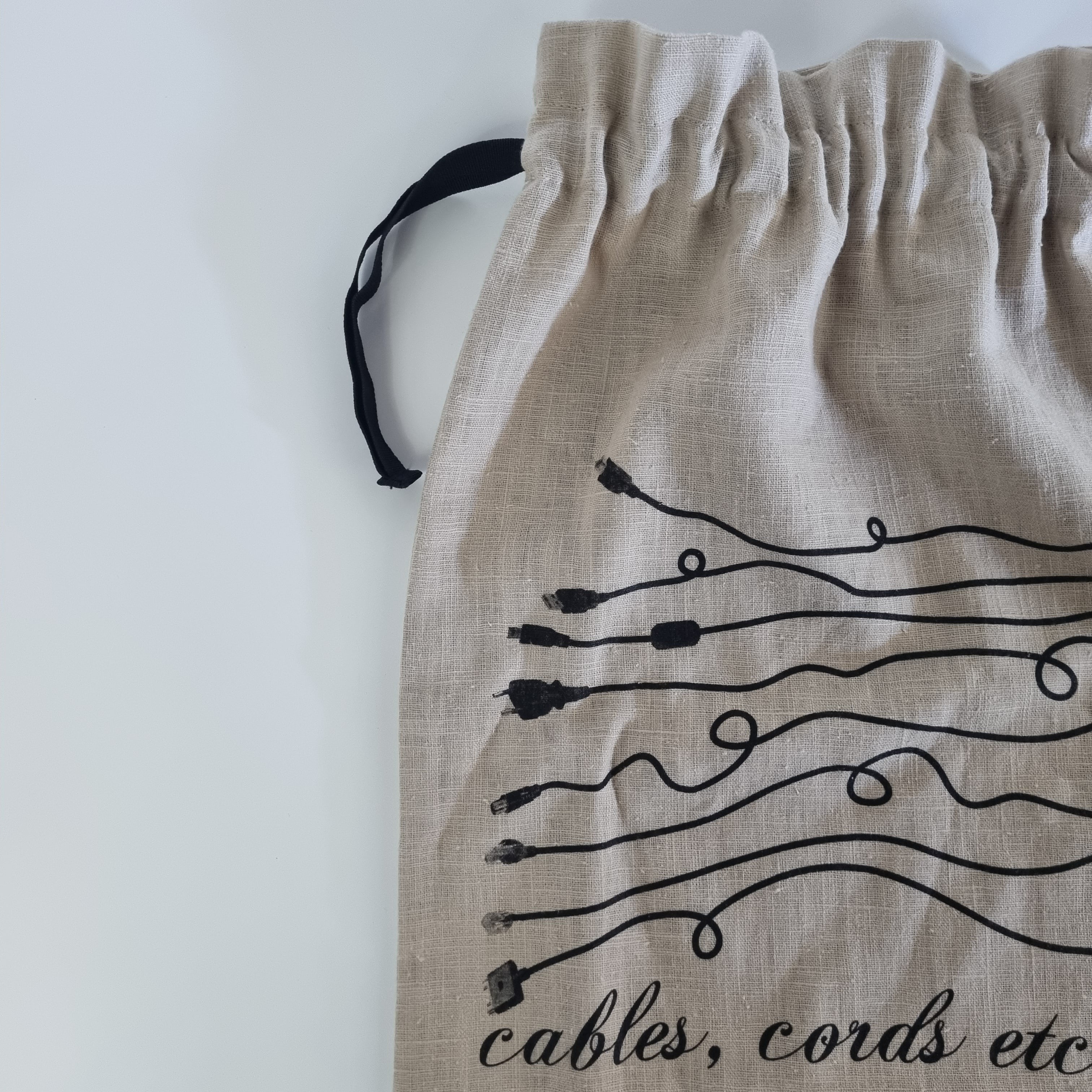 Cable Bags | Natural - Shop Adele Catherine 