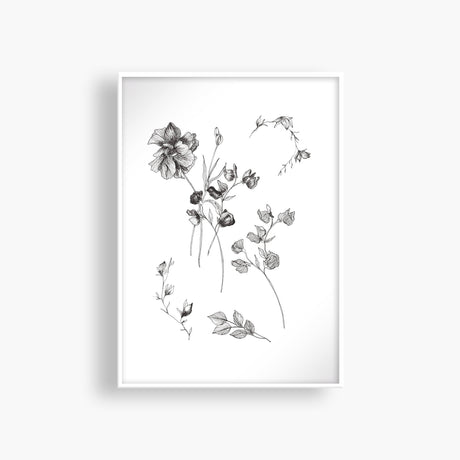 Floral Sketch Three