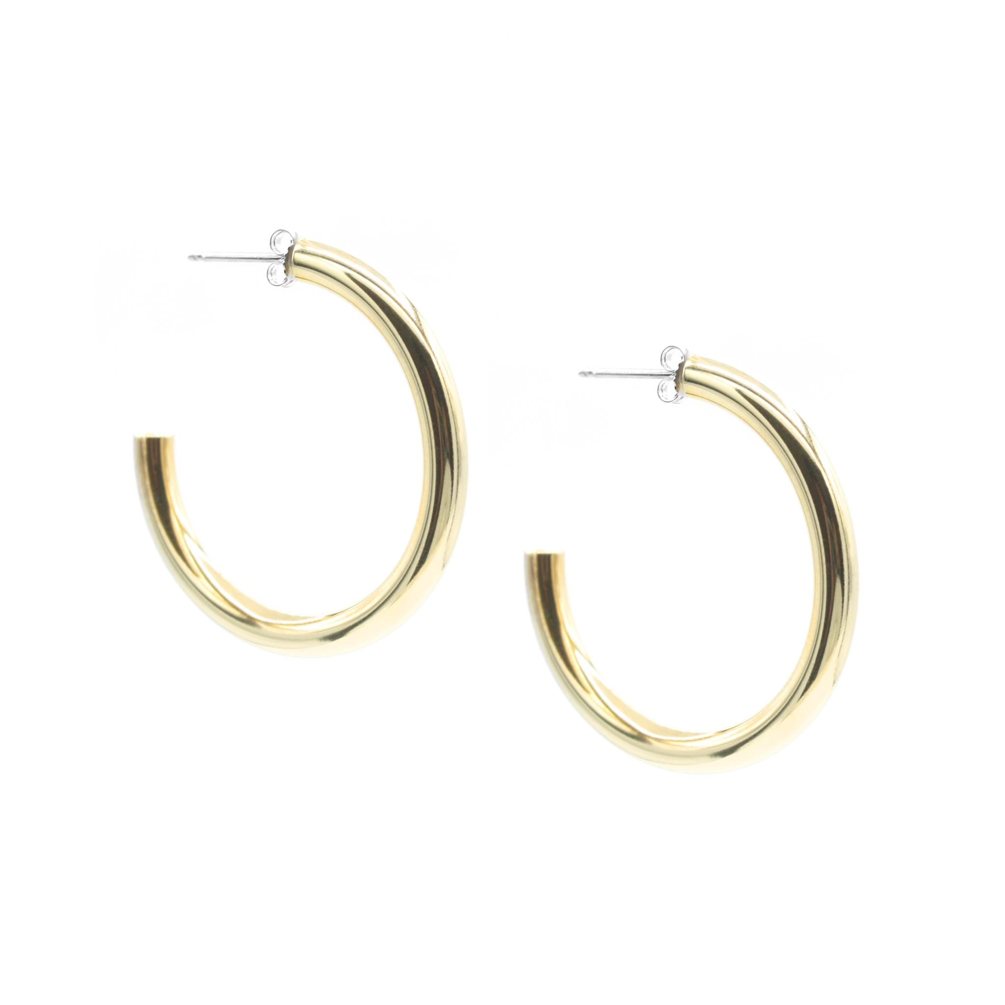 Sun God Studded Hoop Earing - Shop Adele Catherine 