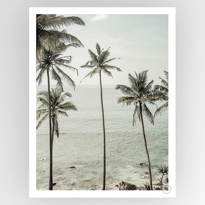 Photografiks consignment shot by Clint Tropical Dreams artwork with vibrant tropical colors and abstract design.