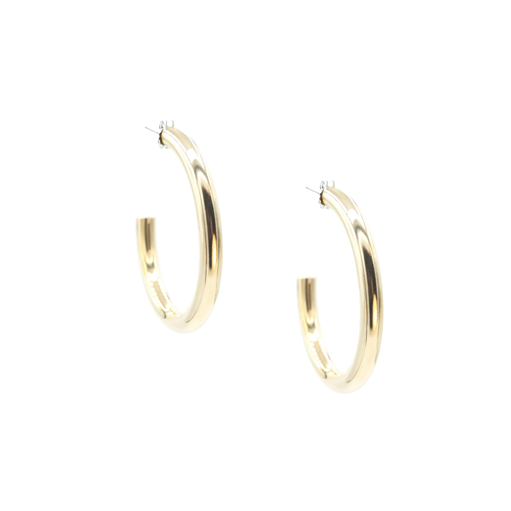 Sun God Studded Hoop Earing - Shop Adele Catherine 