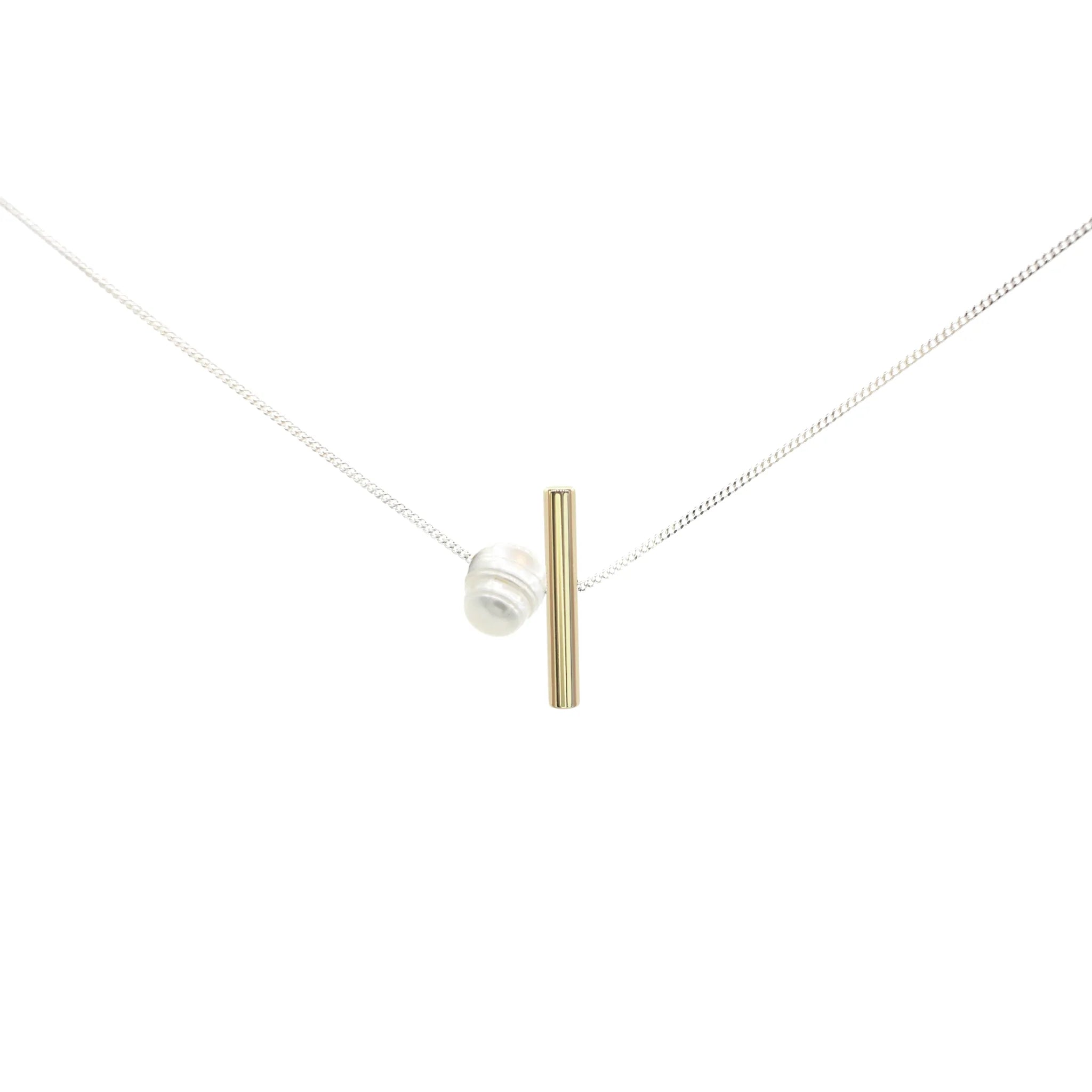 Pearl & A Hardplace Necklace - Shop Adele Catherine 