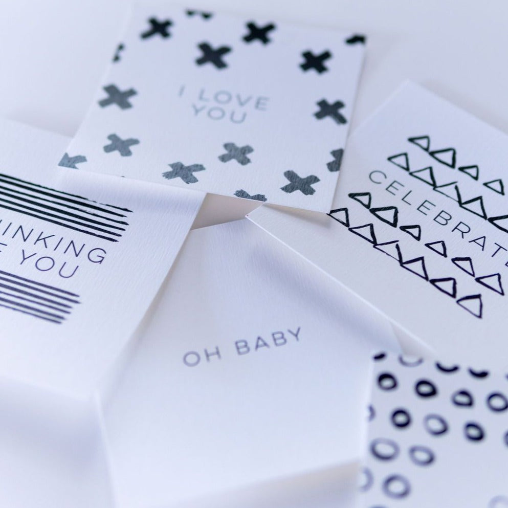 Square Gift Tag- Congrats W/Circles