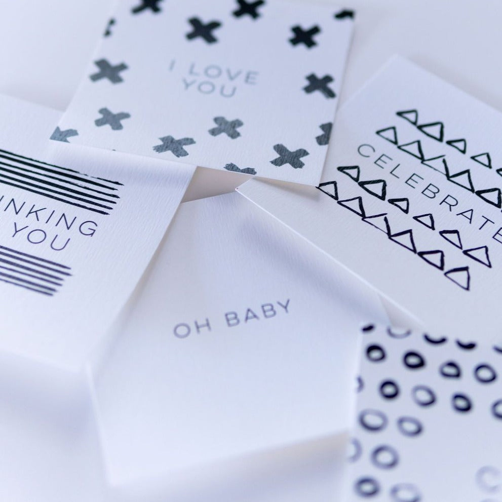 Square Gift Tag- Happy
