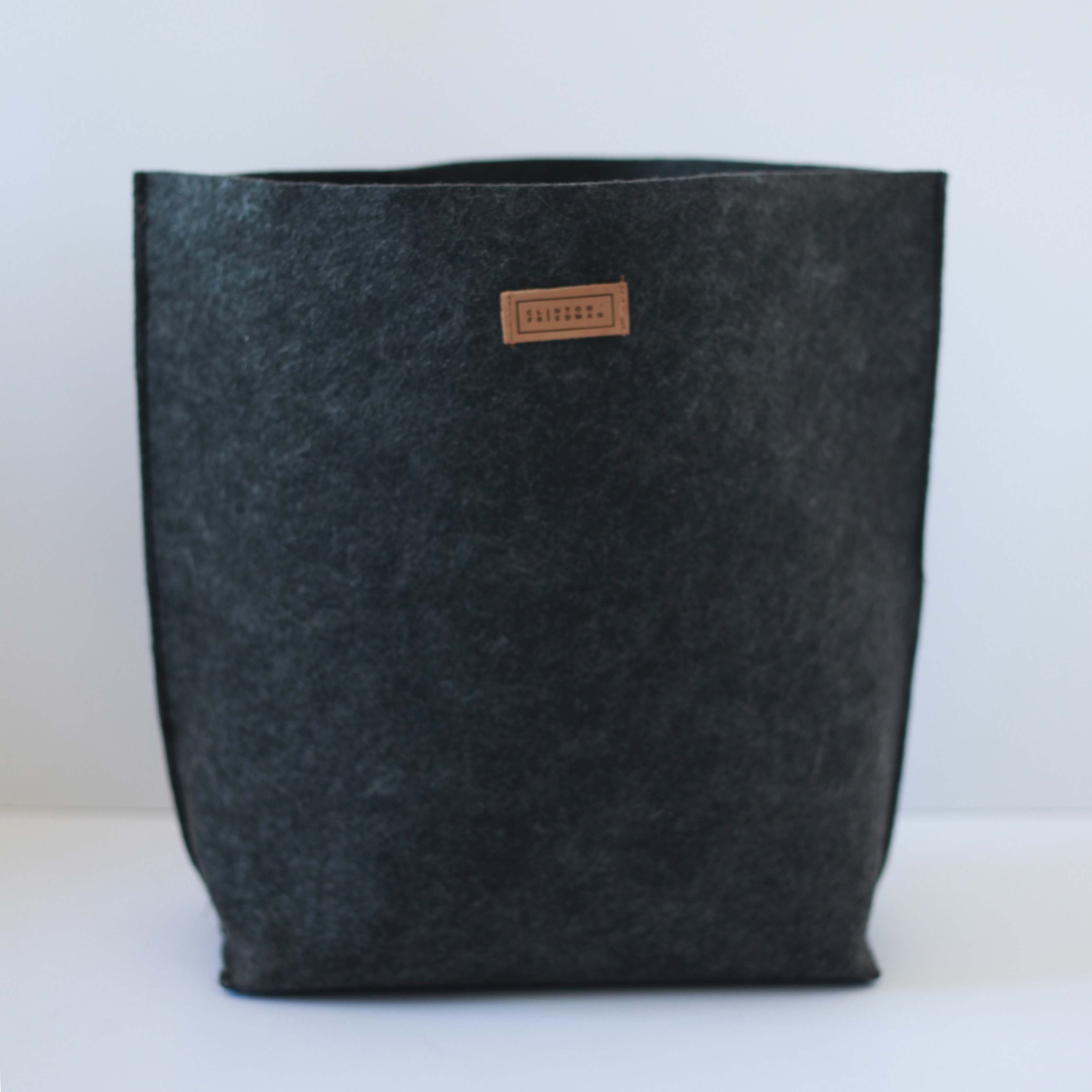 Storage Bag Felt | Charcoal - Shop Adele Catherine 