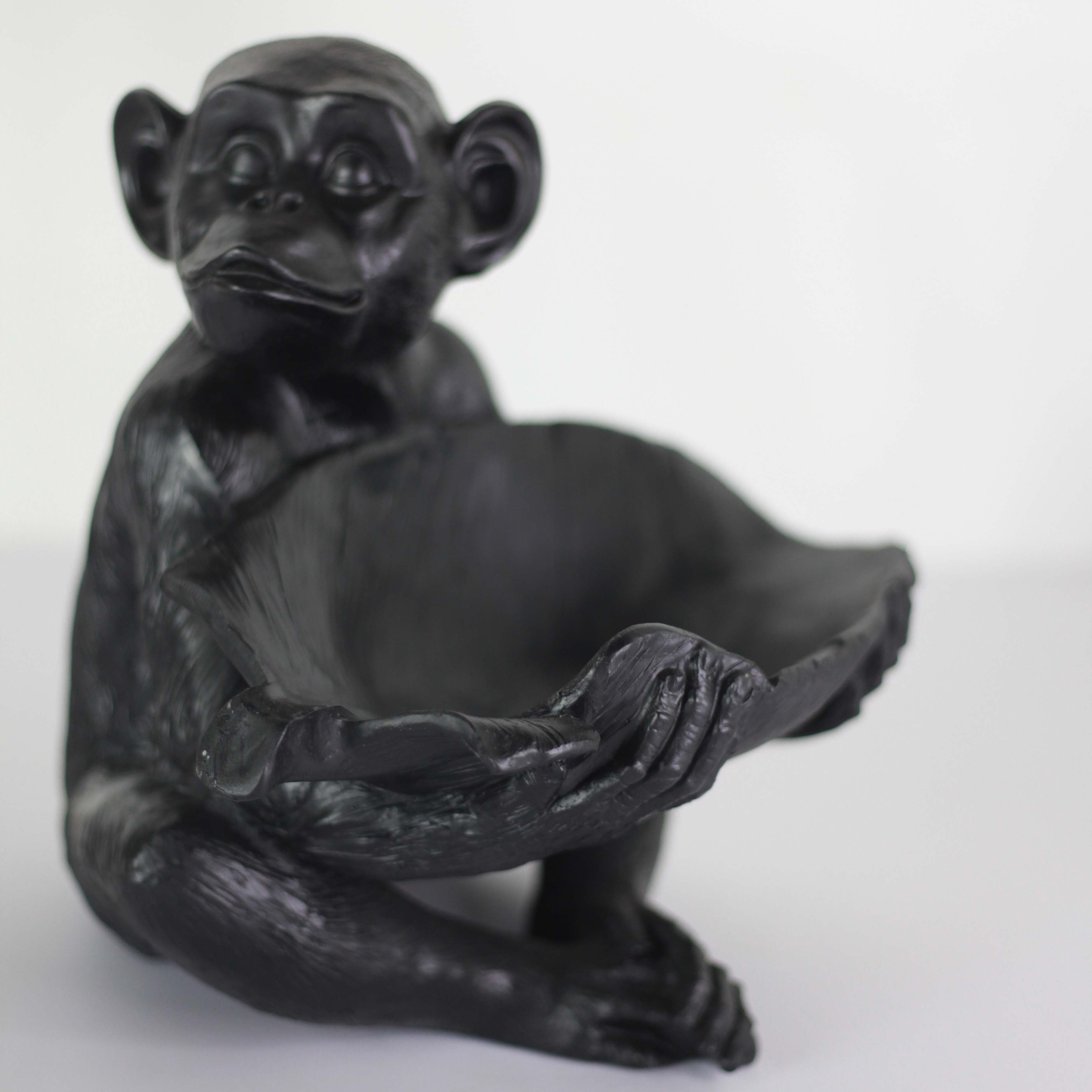 Resin Monkey Bowl | Black - Shop Adele Catherine 
