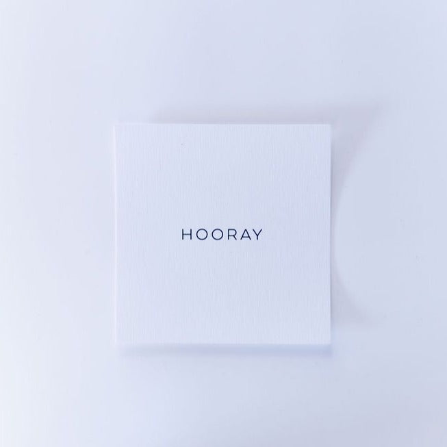 Square Gift Tag- Hooray - Shop Adele Catherine 