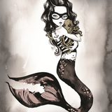 Julie Smith-Belton Prints - Octopuppy Mermaid - Shop Adele Catherine 