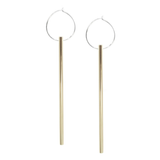 Falling Light Earring Hoops - Shop Adele Catherine 