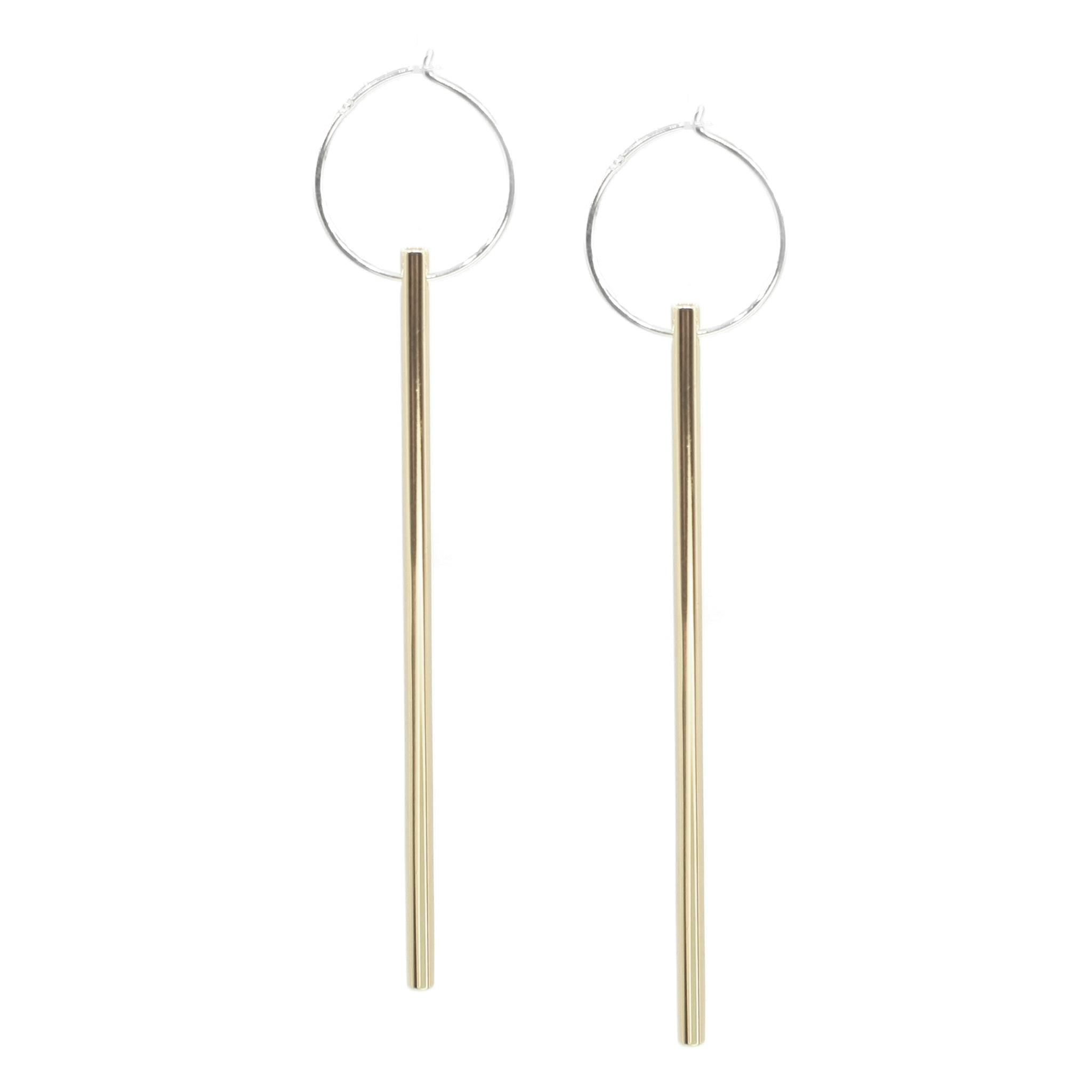 Falling Light Earring Hoops - Shop Adele Catherine 