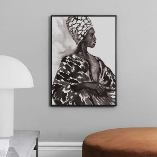 Bongi - Grey Art Print